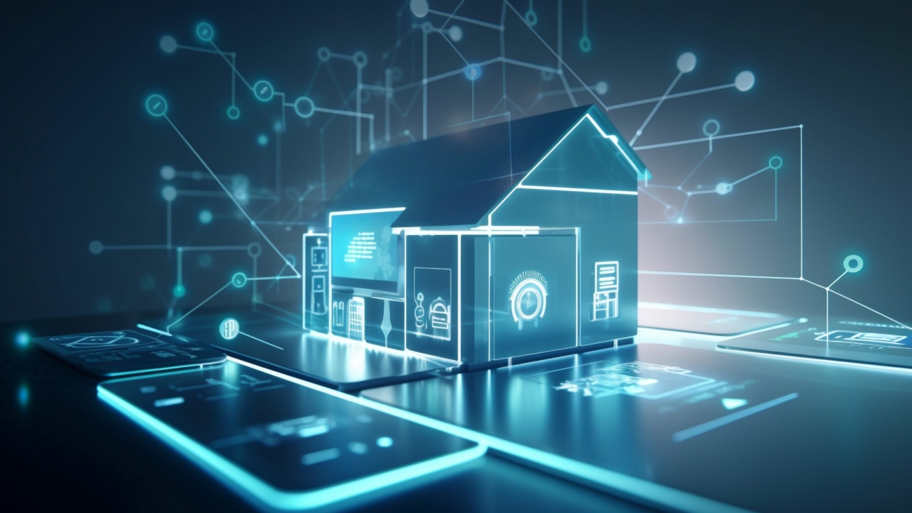 Smart home system development. Internet of Things Engineering design of a home's digital infrastructure, smart device configuration scripting, and Generative AI